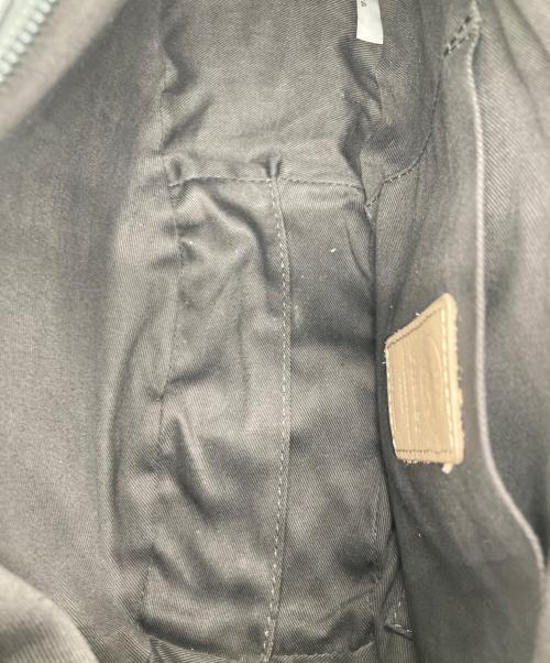 russet（ラシット）russet (ラシット) ソフトレザーラウンドショルダーバッグ ブラックの古着・服飾アイテム