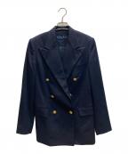 RALPH LAURENラルフローレン）の古着「金釦ダブルジャケット」｜ネイビー