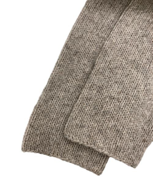 KAGURE（カグレ）kagure (カグレ) ペルークルーネックカーディガン ベージュ サイズ:SIZE Freeの古着・服飾アイテム