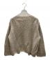 kagure (カグレ) ペルークルーネックカーディガン ベージュ サイズ:SIZE Free：8000円