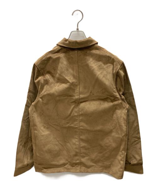 LE LABOUREUR（ル ラブルール）LE LABOUREUR (ル ラブルール) CORDUROY WORK JACKET / コーデュロイワークジャケット ブラウン サイズ:2の古着・服飾アイテム