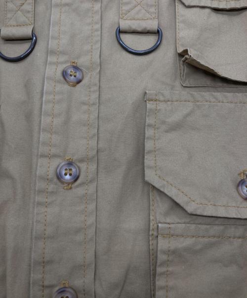 Willis&Geiger（ウィリスアンドガイガー）Willis&Geiger (ウィルスガイガー) MULTI POCKET UTILITY SHIRTS ベージュ サイズ:SIZE 38の古着・服飾アイテム