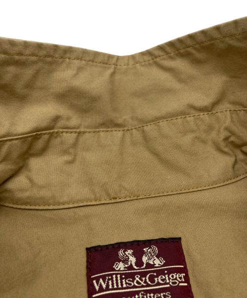 Willis&Geiger（ウィリスアンドガイガー）Willis&Geiger (ウィルスガイガー) MULTI POCKET UTILITY SHIRTS ベージュ サイズ:SIZE 38の古着・服飾アイテム
