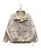SHIPSシップス）の古着「LIMONTA EAST 中綿 ベスト付き ナイロン ブルゾン」｜ベージュ