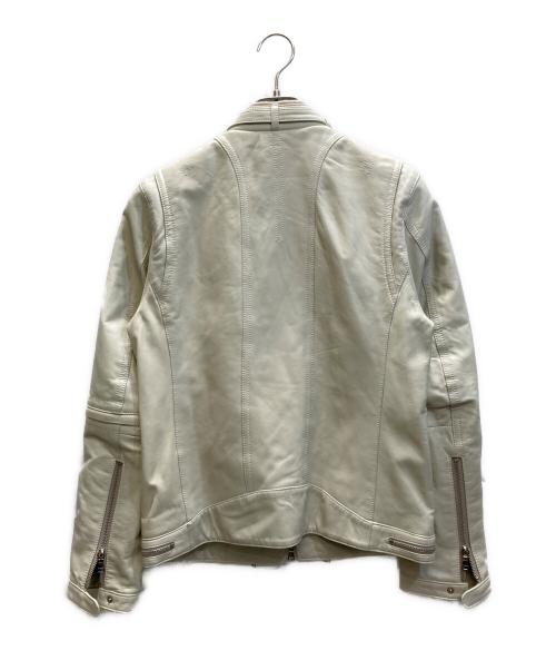 LOVELESS（ラブレス）LOVELESS (ラブレス) ラムレザー ライダース ジャケット ベージュ サイズ:SIZE Mの古着・服飾アイテム