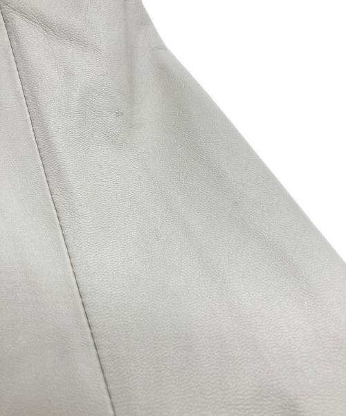 LOVELESS（ラブレス）LOVELESS (ラブレス) ラムレザー ライダース ジャケット ベージュ サイズ:SIZE Mの古着・服飾アイテム