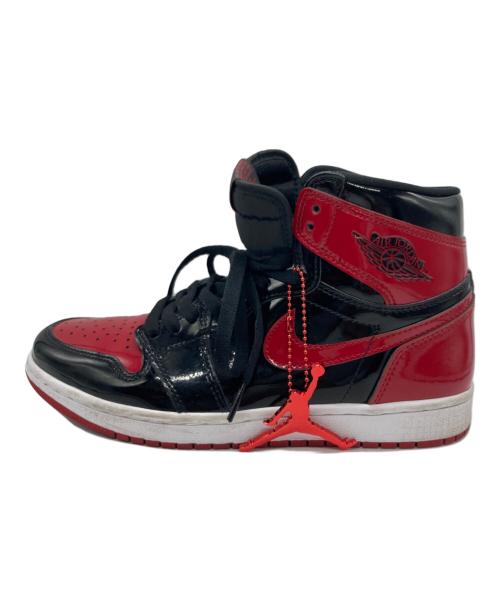 NIKE（ナイキ）NIKE (ナイキ) Air Jordan 1 High OG Patent Bred エアジョーダン1ハイOG ブラック×レッド サイズ:26.5の古着・服飾アイテム