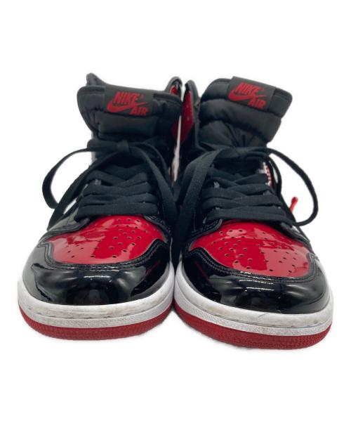 NIKE（ナイキ）NIKE (ナイキ) Air Jordan 1 High OG Patent Bred エアジョーダン1ハイOG ブラック×レッド サイズ:26.5の古着・服飾アイテム