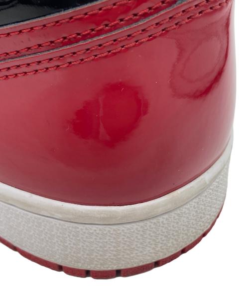 NIKE（ナイキ）NIKE (ナイキ) Air Jordan 1 High OG Patent Bred エアジョーダン1ハイOG ブラック×レッド サイズ:26.5の古着・服飾アイテム