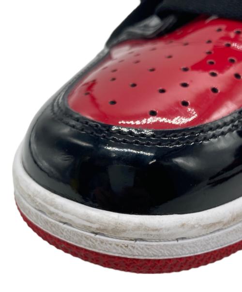 NIKE（ナイキ）NIKE (ナイキ) Air Jordan 1 High OG Patent Bred エアジョーダン1ハイOG ブラック×レッド サイズ:26.5の古着・服飾アイテム