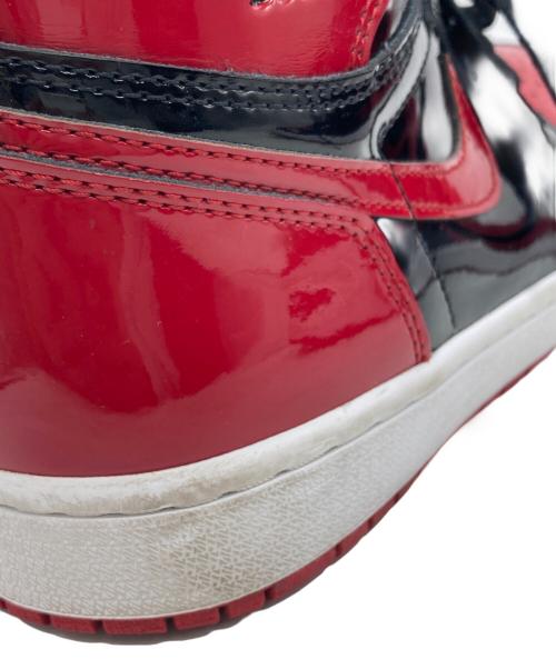 NIKE（ナイキ）NIKE (ナイキ) Air Jordan 1 High OG Patent Bred エアジョーダン1ハイOG ブラック×レッド サイズ:26.5の古着・服飾アイテム