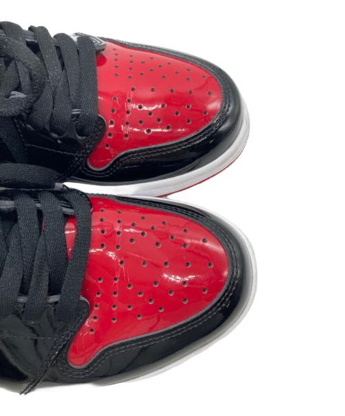 NIKE（ナイキ）NIKE (ナイキ) Air Jordan 1 High OG Patent Bred エアジョーダン1ハイOG ブラック×レッド サイズ:26.5の古着・服飾アイテム