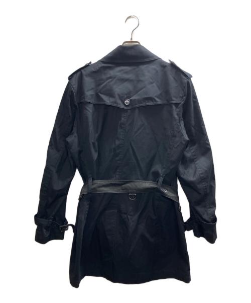 BURBERRY BLACK LABEL（バーバリーブラックレーベル）BURBERRY BLACK LABEL (バーバリーブラックレーベル) トレンチコート ブラック サイズ:Ⅼの古着・服飾アイテム