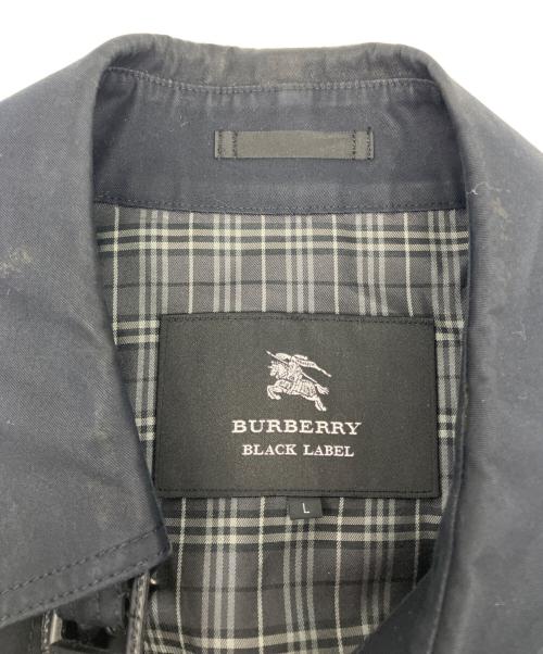 BURBERRY BLACK LABEL（バーバリーブラックレーベル）BURBERRY BLACK LABEL (バーバリーブラックレーベル) トレンチコート ブラック サイズ:Ⅼの古着・服飾アイテム