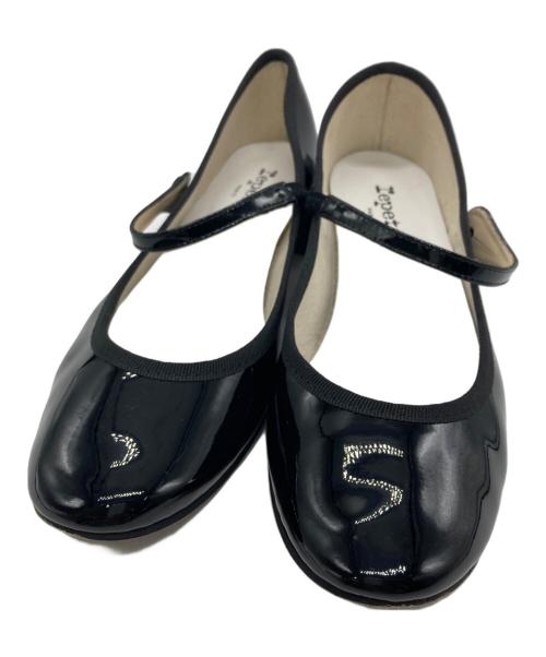 repetto（レペット）Repetto (レペット) ROSE BALL メリージェーン パテント パンプス ブラック サイズ:39 1/2の古着・服飾アイテム