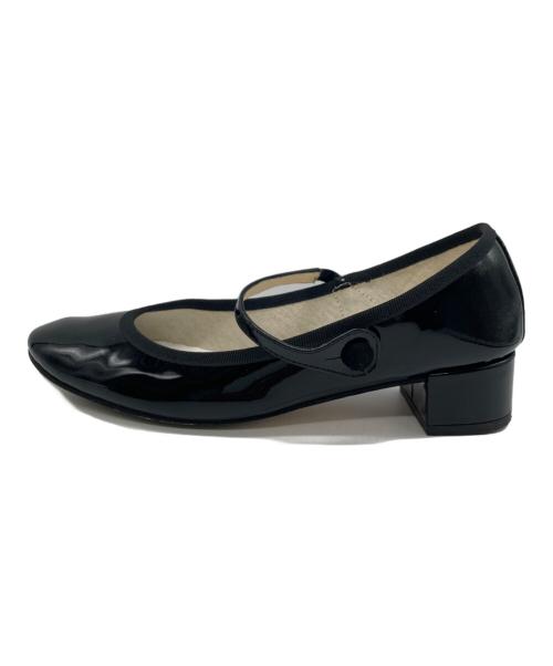 repetto（レペット）Repetto (レペット) ROSE BALL メリージェーン パテント パンプス ブラック サイズ:39 1/2の古着・服飾アイテム