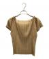 PLEATS PLEASE (プリーツプリーズ) プリーツ半袖カットソー カーキ サイズ:SIZE 3：12000円
