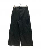 Spick and Spanスピック＆スパン）の古着「サスペンダー付きワーカーパンツ」｜ブラック