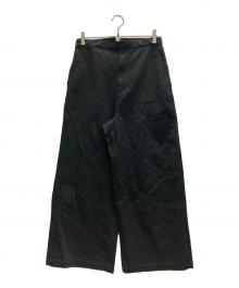 Spick and Span（スピック＆スパン）の古着「サスペンダー付きワーカーパンツ」｜ブラック