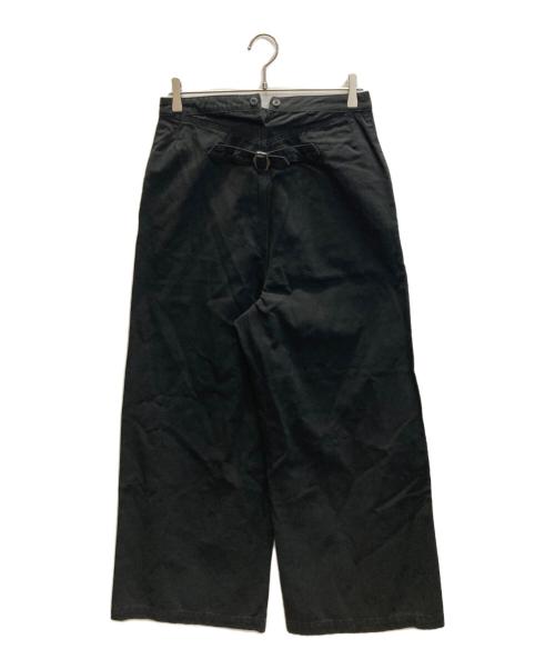 Spick and Span（スピック＆スパン）Spick and Span (スピック＆スパン) サスペンダー付きワーカーパンツ ブラック サイズ:S 未使用品の古着・服飾アイテム