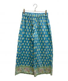 SZ Blockprints（エスゼットブロックプリント）の古着「ドローストリングパンツ」｜ブルー