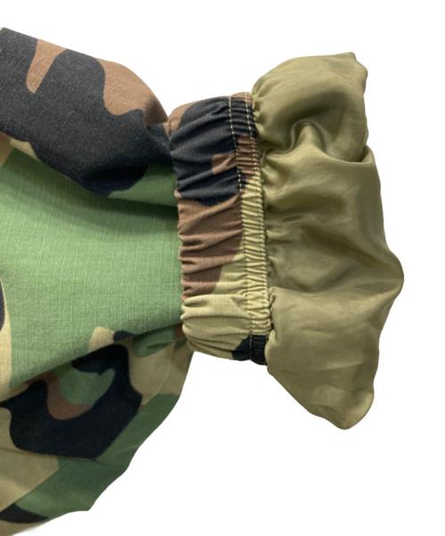 SUPREME（シュプリーム）SUPREME (シュプリーム) SPellout Embroidered Ripstop Track Jacket グリーン×ブラウン サイズ:XLの古着・服飾アイテム