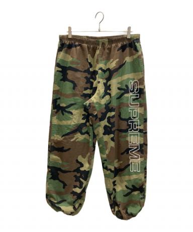 値下げ可　SUPREME spellout track pant camo M 中古・古着通販】SUPREME (シュプリーム) SPellout Embroidered