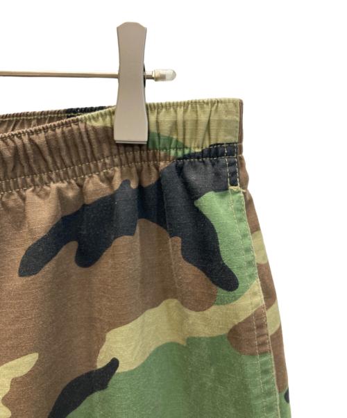 SUPREME（シュプリーム）SUPREME (シュプリーム) SPellout Embroidered Ripstop Track Pant グリーン×ブラウン サイズ:Ｌの古着・服飾アイテム