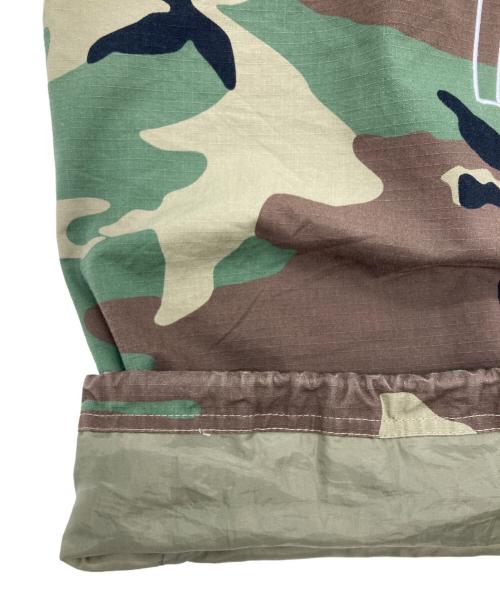 SUPREME（シュプリーム）SUPREME (シュプリーム) SPellout Embroidered Ripstop Track Pant グリーン×ブラウン サイズ:Ｌの古着・服飾アイテム