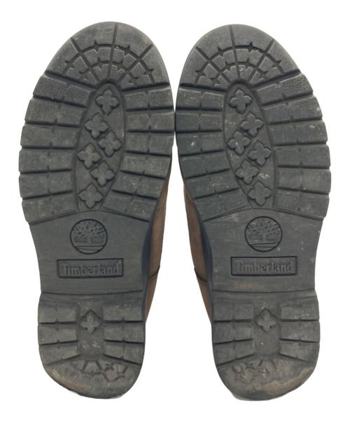 Timberland（ティンバーランド）Timberland (ティンバーランド) フィールドブーツ ファブリック&レザー ウォータープルーフ ブラウン×グリーン サイズ:27㎝の古着・服飾アイテム