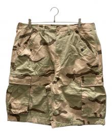 stussy（ステューシー）の古着「CARGO SHORT RIPSTOP」｜ベージュ×グリーン