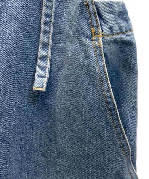 Iam（アイアム）Iam (アイアム) フロントジップストラップデザインデニムサロペット インディゴ サイズ:SIZE Freeの古着・服飾アイテム