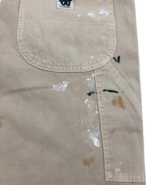 ATELLIER WELLS BY JOHNBULL（アトリエ ウェルズ バイ ジョンブル）ATELLIER WELLS BY JOHNBULL (アトリエ ウェルズ バイ ジョンブル) オックスオーバーダイダブルニーパンツ ベージュ サイズ:SIZE 28の古着・服飾アイテム