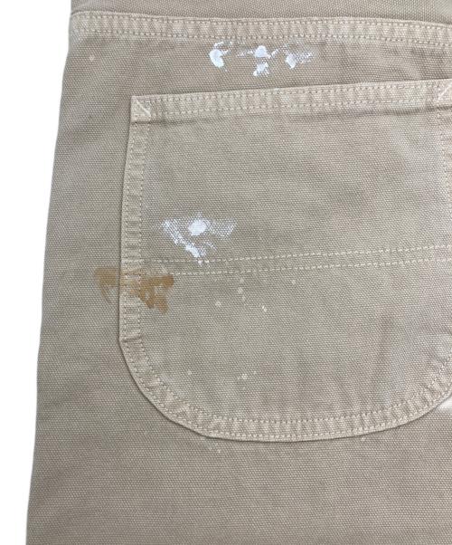 ATELLIER WELLS BY JOHNBULL（アトリエ ウェルズ バイ ジョンブル）ATELLIER WELLS BY JOHNBULL (アトリエ ウェルズ バイ ジョンブル) オックスオーバーダイダブルニーパンツ ベージュ サイズ:SIZE 28の古着・服飾アイテム