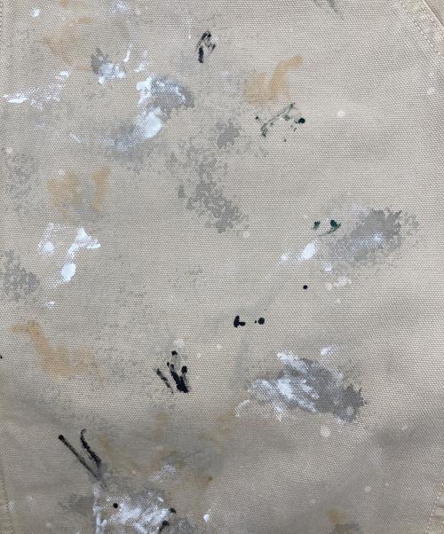 ATELLIER WELLS BY JOHNBULL（アトリエ ウェルズ バイ ジョンブル）ATELLIER WELLS BY JOHNBULL (アトリエ ウェルズ バイ ジョンブル) オックスオーバーダイダブルニーパンツ ベージュ サイズ:SIZE 28の古着・服飾アイテム