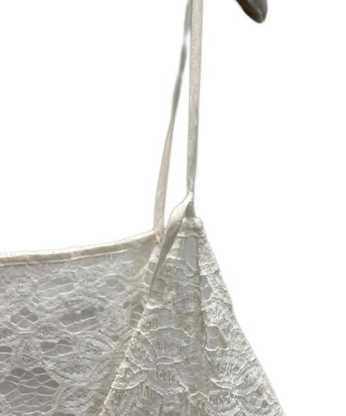 IENA（イエナ）IENA (イエナ) ラッセルレースキャミドレス ホワイト サイズ:表記無しの古着・服飾アイテム