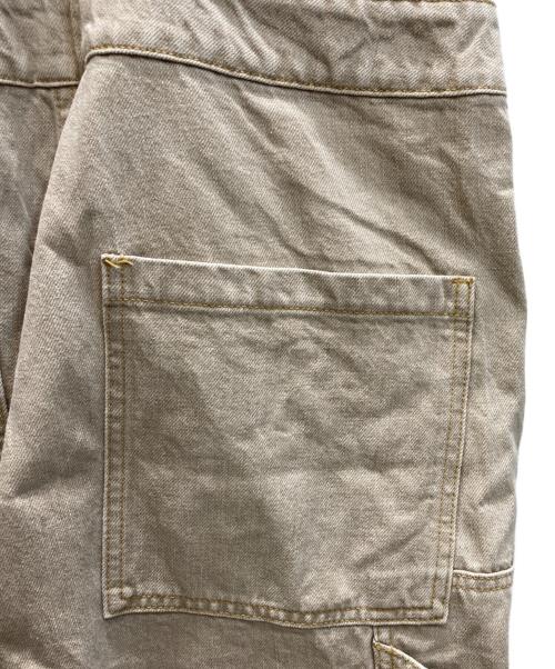 FRAMeWORK（フレームワーク）FRAMeWORK (フレームワーク) カラーデニムサロペット ベージュ サイズ:Mの古着・服飾アイテム