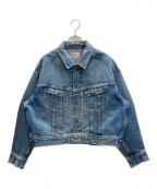 LEEリー）の古着「STANDARD WARDROBE ライダース デニムジャケット」｜インディゴ
