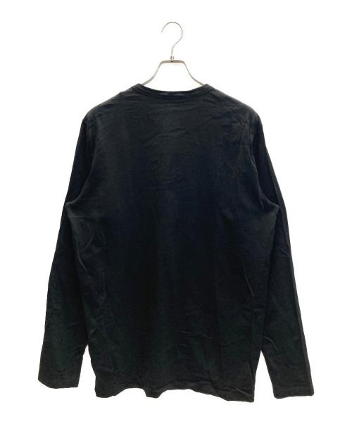 MONCLER（モンクレール）MONCLER (モンクレール) MAGLIA T-SHIRT ロングスリーブカットソー ブラック サイズ:SIZE XLの古着・服飾アイテム