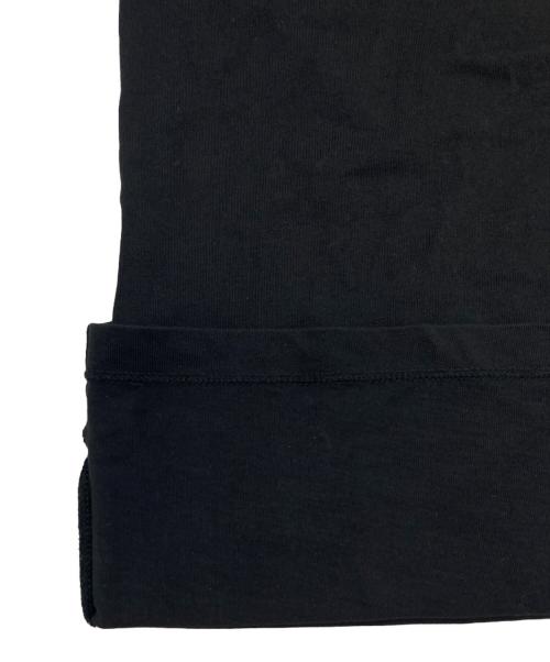 MONCLER（モンクレール）MONCLER (モンクレール) MAGLIA GIROCOLLO 縦ロゴプリント ロングスリーブカットソー ブラック サイズ:SIZE Lの古着・服飾アイテム