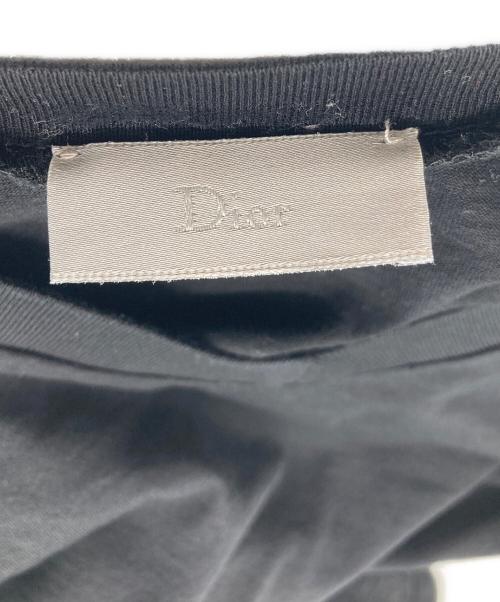 Dior（ディオール）Dior (ディオール) Bee刺繍 VネックTシャツ ブラック サイズ:Mの古着・服飾アイテム