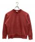 LOOPWHEELER（ループウィラー）の古着「前Ｖスウェット」｜レッド