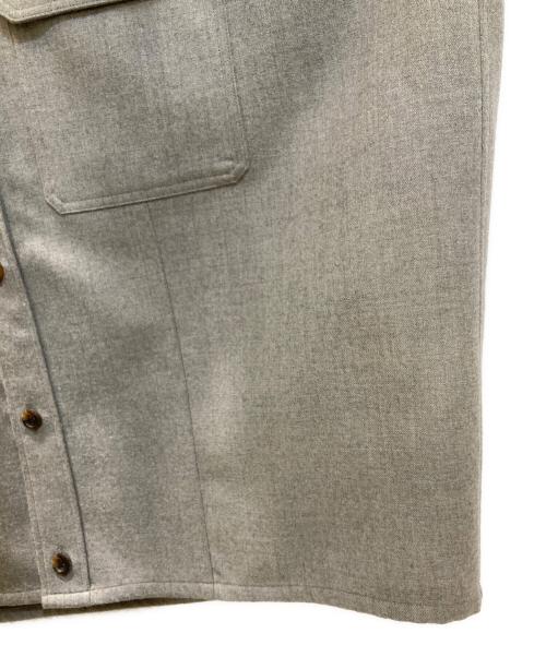 THE RERACS（ザ リラクス）THE RERACS (ザ リラクス) CPO SHORT SHIRT グレー サイズ:SIZE 48の古着・服飾アイテム