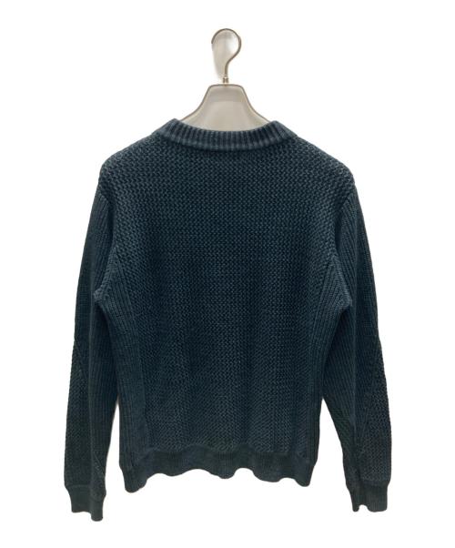 UNUSED（アンユーズド）UNUSED (アンユーズド) リネンコットンニット ネイビー サイズ:SIZE 3の古着・服飾アイテム