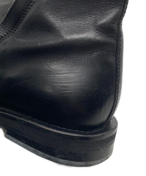 ANN DEMEULEMEESTER（アンドゥムルメステール）ANN DEMEULEMEESTER (アンドゥムルメステール) サイドダブルジップブーツ ブラック サイズ:SIZE 38の古着・服飾アイテム