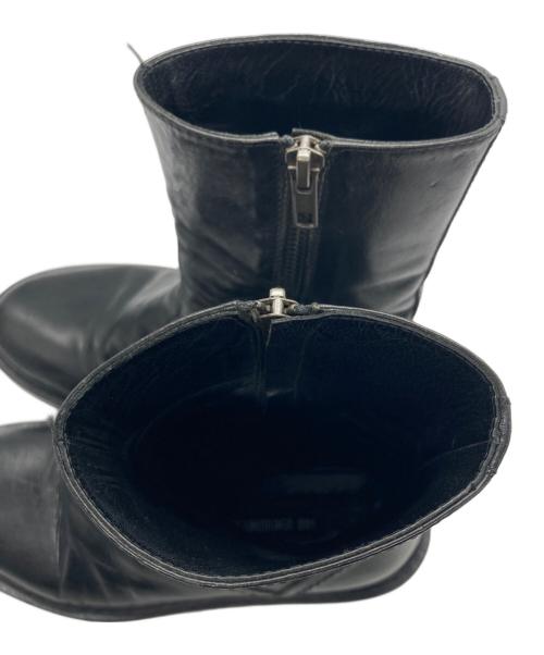 ANN DEMEULEMEESTER（アンドゥムルメステール）ANN DEMEULEMEESTER (アンドゥムルメステール) サイドジップブーツ ブラック サイズ:下記参照の古着・服飾アイテム