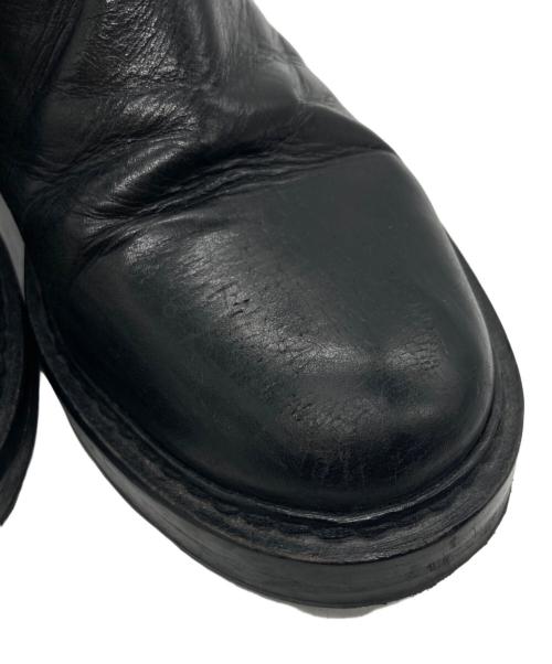 ANN DEMEULEMEESTER（アンドゥムルメステール）ANN DEMEULEMEESTER (アンドゥムルメステール) サイドジップブーツ ブラック サイズ:下記参照の古着・服飾アイテム