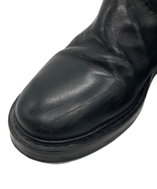 ANN DEMEULEMEESTER（アンドゥムルメステール）ANN DEMEULEMEESTER (アンドゥムルメステール) サイドジップブーツ ブラック サイズ:下記参照の古着・服飾アイテム