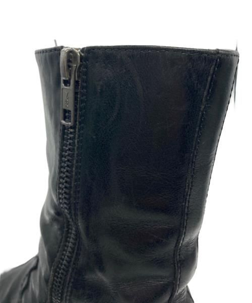 ANN DEMEULEMEESTER（アンドゥムルメステール）ANN DEMEULEMEESTER (アンドゥムルメステール) サイドジップブーツ ブラック サイズ:下記参照の古着・服飾アイテム
