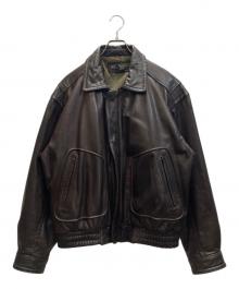 BANANA REPUBLIC（バナナリパブリック）の古着「レザーフライトジャケット」｜ブラウン